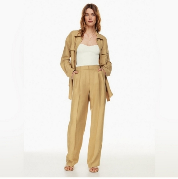 Wilfred Pants - Aritzia Wilfred Linen Effortless Pant